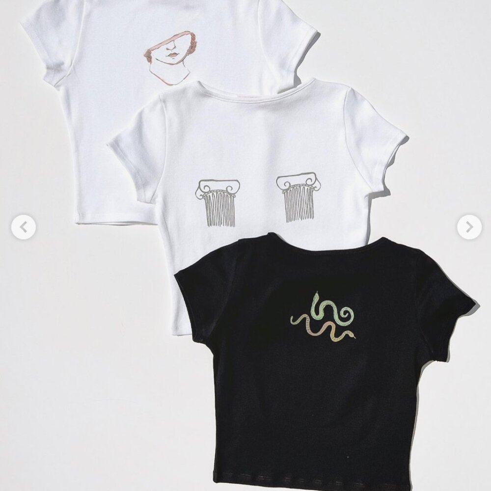 Lisa says gah column graphic t shirt